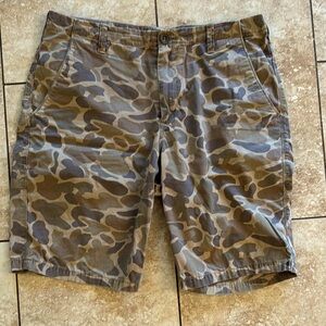 Express Brown‎ and Green Cargo Shorts